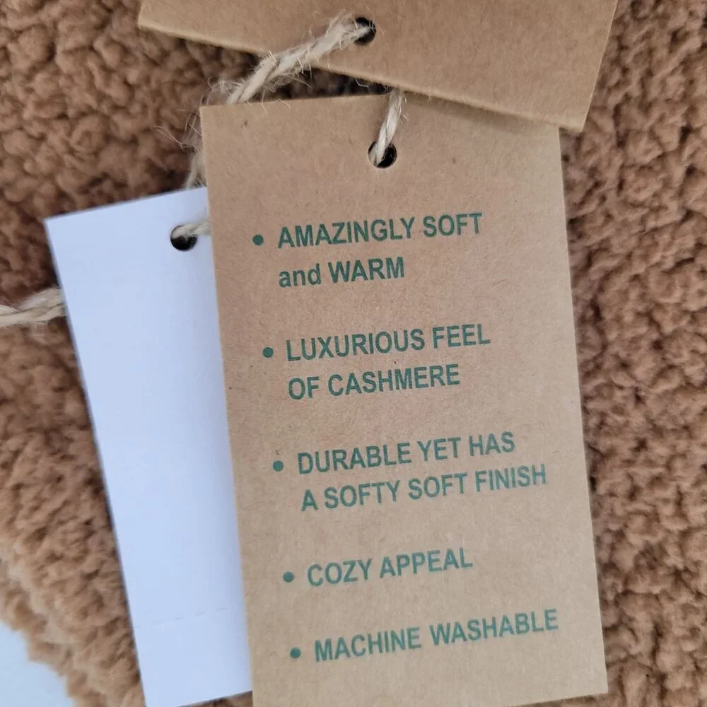 Stillwater Supply Fleece Vest Womens 2XL Caramel Brown Full Zip Soft Pockets NEW - Picture 7 of 16